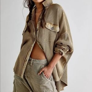 Free People Scout Shacket Jacket Shirt